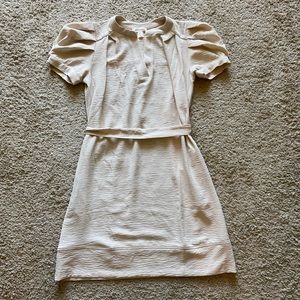 Petite Puff Sleeve Dress